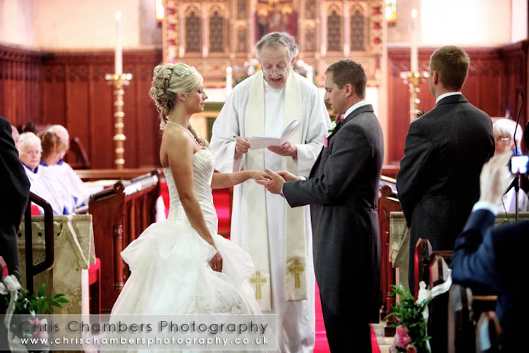 Wedding at Goldsborough Church in North Yorkshire